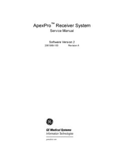 ge_apexpro_telemetry_receiver_-_service_manual