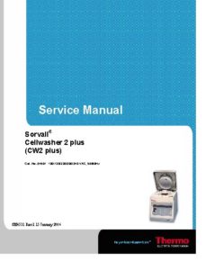 thermo-sorvall-cellwasher-2-plus-service-manual