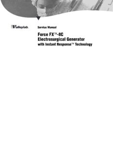 valleylab_force_fx-8c_electrosurgical_generator_-_service_manual